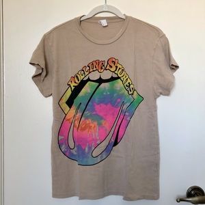 Madeworn Rolling Stones Tie Dye Tongue Tee